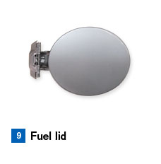 9 Fuel lid